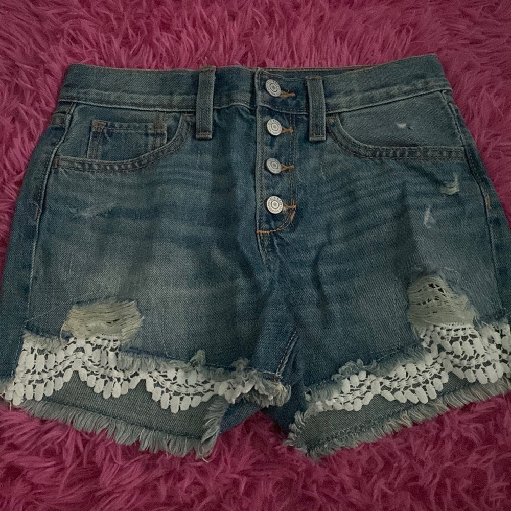 denim shorts